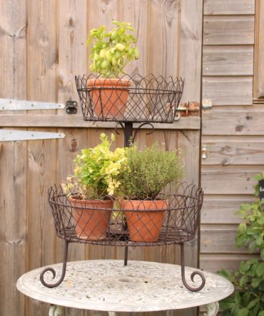 Wire Jardiniere - Round