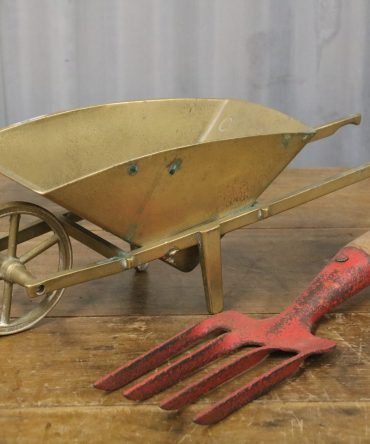 Brass Wheelbarrow