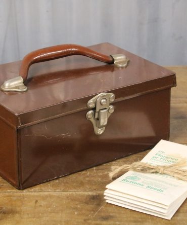 Metal Tin Suitcase