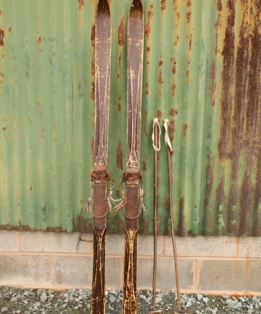 Vintage Wooden Skis #11