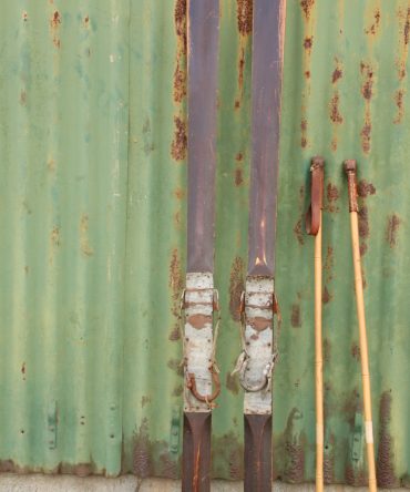 Vintage Wooden Skis #22
