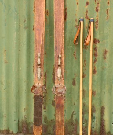 Vintage Wooden Skis #26