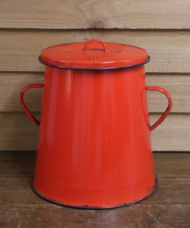 Enamel Compost Bin #1