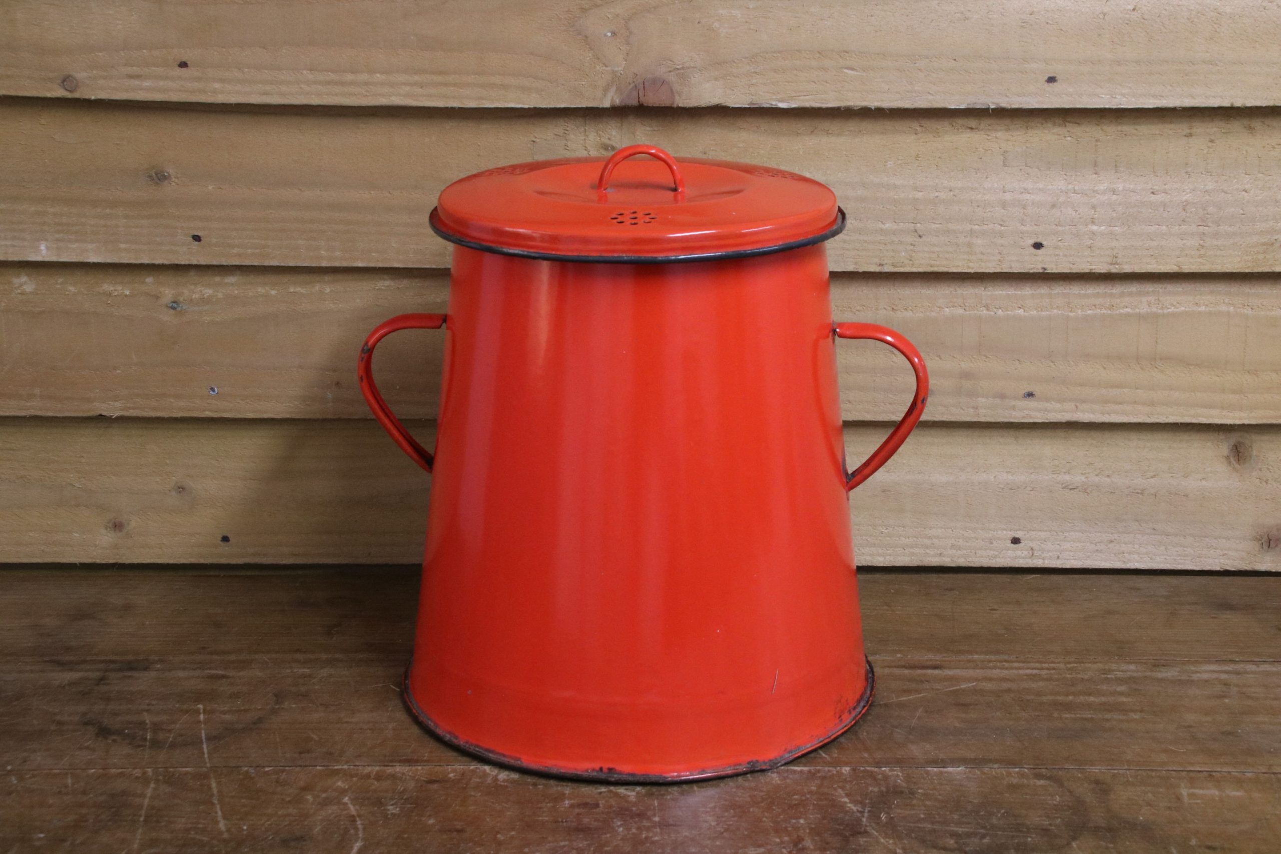 Enamel Compost Bin #1