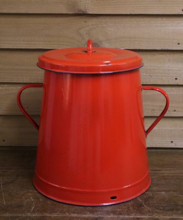 Enamel Compost Bin #4