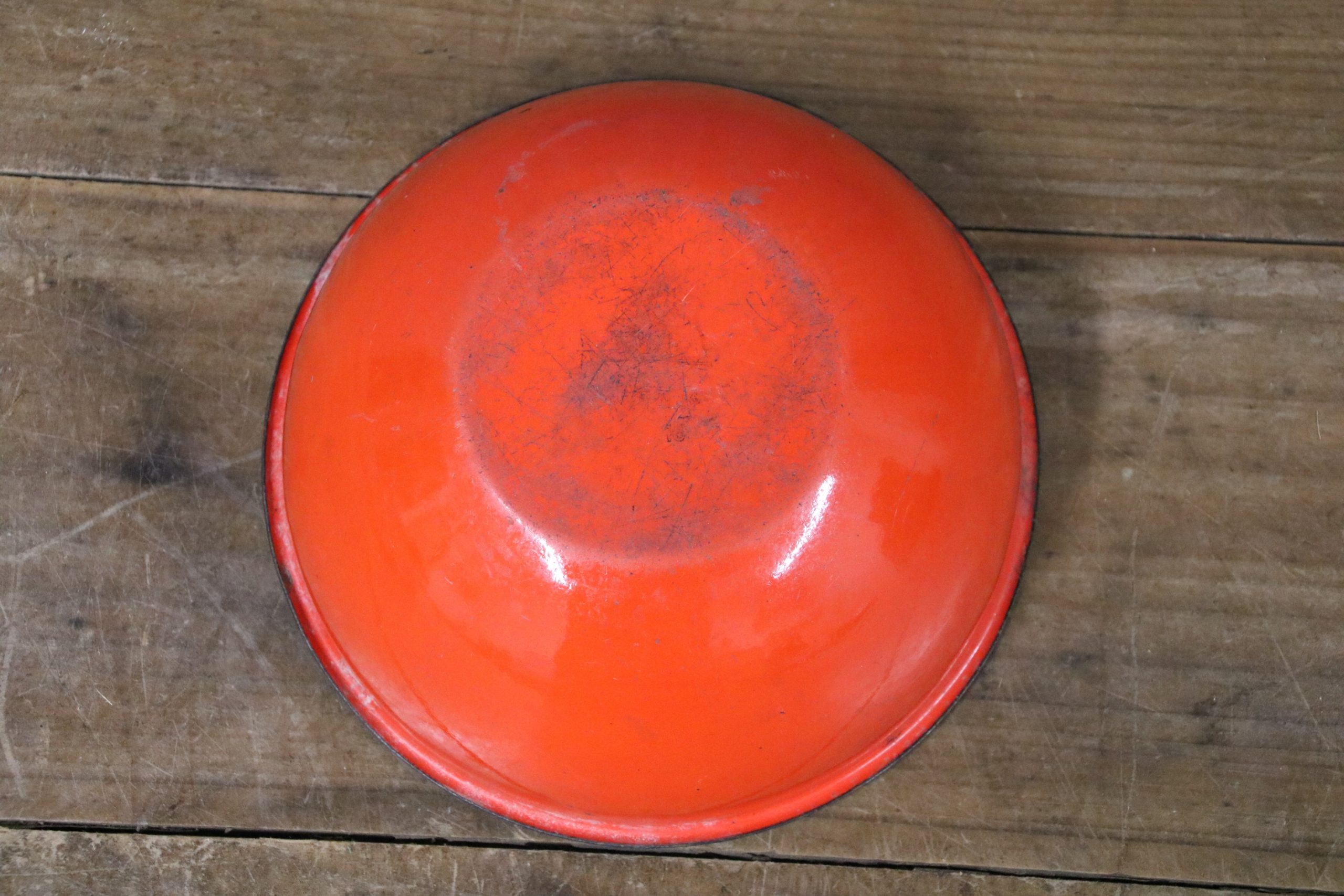 Enamel Red Bowl #3 - Image 3