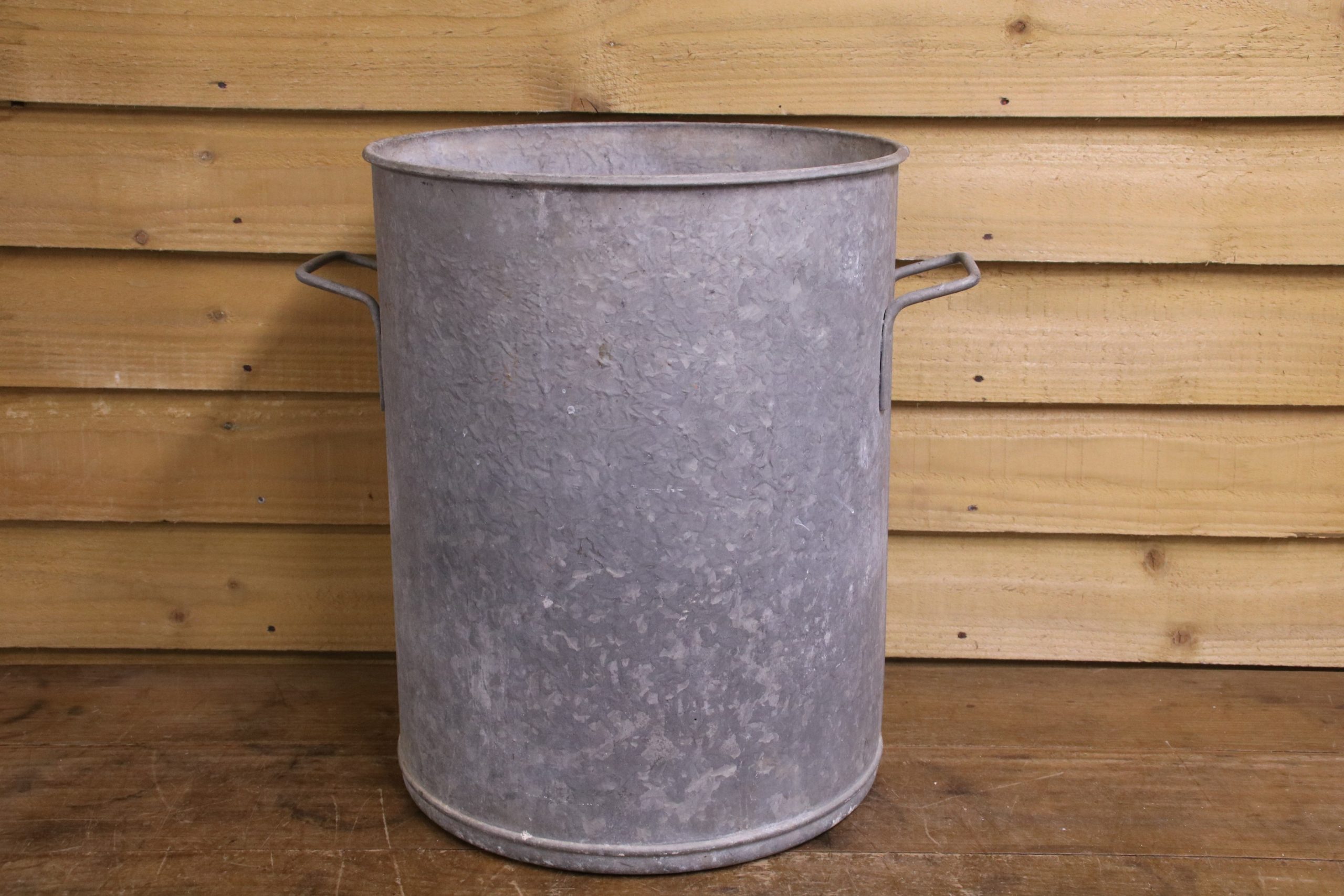 Round Galvanised Tub #10
